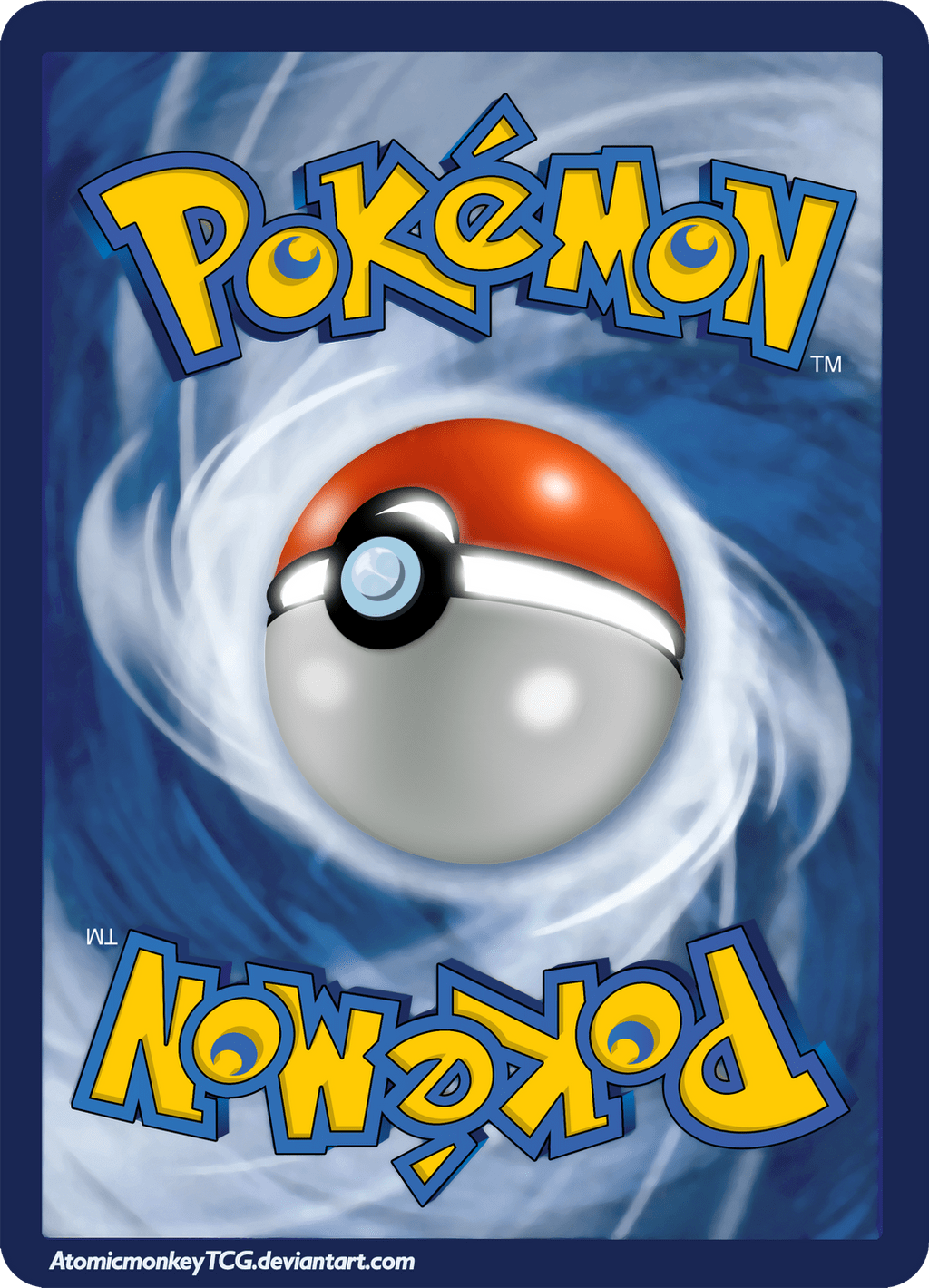 Pokemon card template background